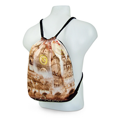 Backpack Prague polyester Retro