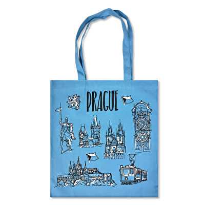 Blue canvas bag Pastel PAR LUX