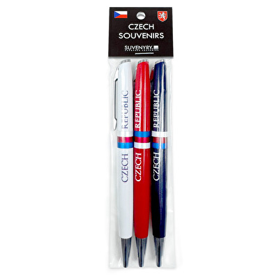 Czech Ballpoint Pen Set (3 pcs)