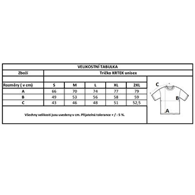 Tričko Krteček Brusle UNISEX