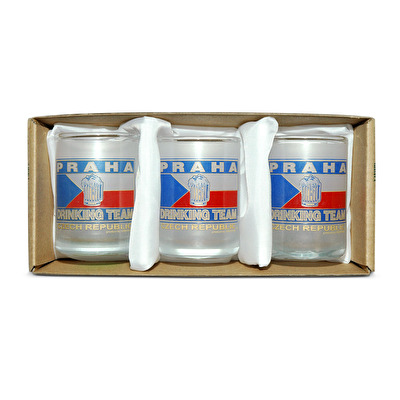 Gift set glass miniatures Prague D.T.