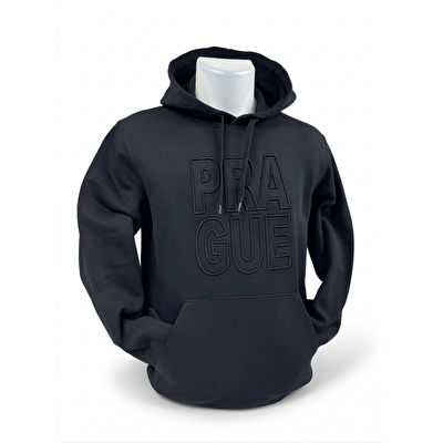 Sweatshirt with embroidery PRA GUE black