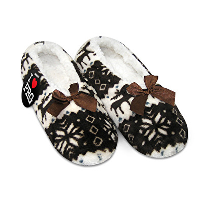 Hausschuhe Prag Schaf braun