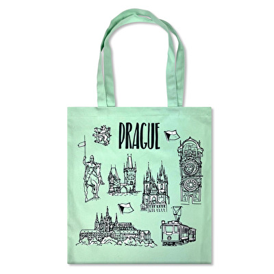 Túi vải màu xanh lá Pastel PAR LUX