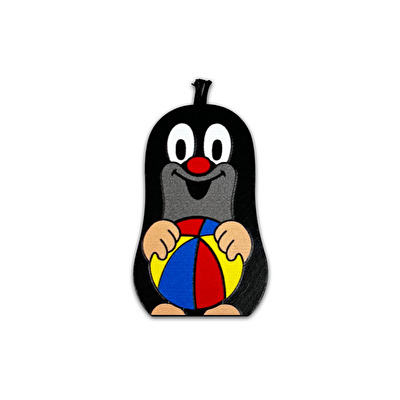 Magnet Der kleine Maulwurf mit Ball