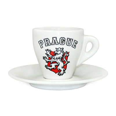 Šálek Praha Lev Erb s podšálkem