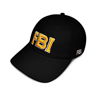 Čepice Praha FBI 20. - Černá