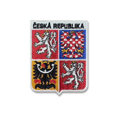 Badge Czech Coat of Arms white 32.