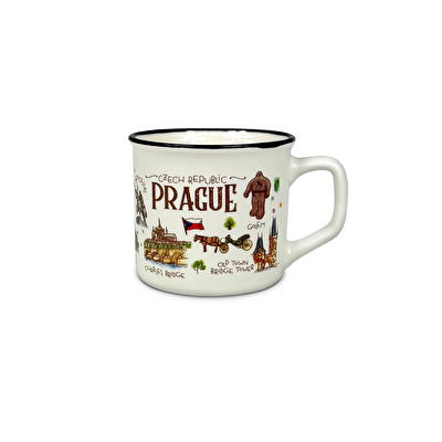 Keramische Blechdose Prag AQUAREL MINI