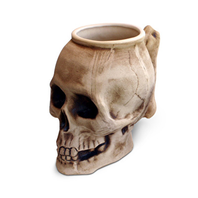 Keramik-Humpen Schädel groß