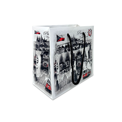 Paper gift bag Prague Montaz 15/15/8 cm
