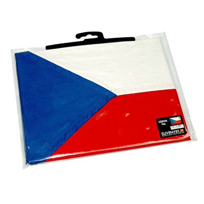 Die Flagge der Tschechischen Republik V. 35x195 cm