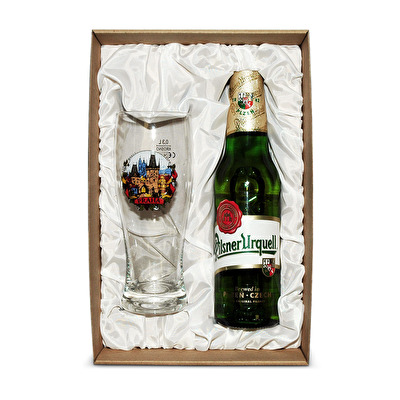 Glass Beer Mug gift set 