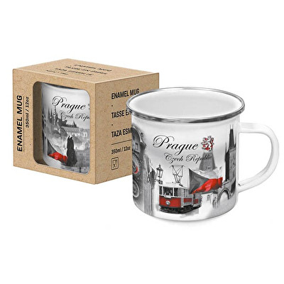 Enamel Mug Prague Montaz