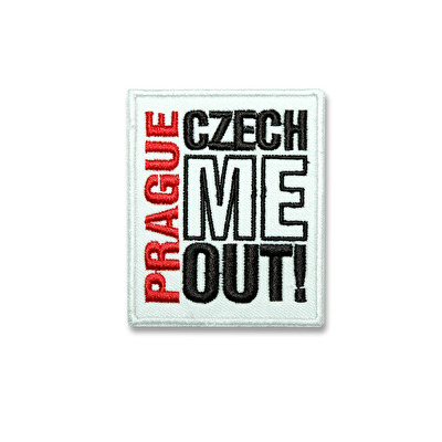 Abzeichen Prag C.M.O. weiß 16B.