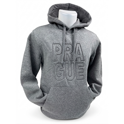 Sweatshirt with embroidery PRA GUE grey highlights