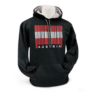 Mikina s kapucí Čárový kód Rakousko