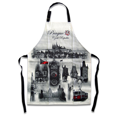 Textil apron Prague Montaz