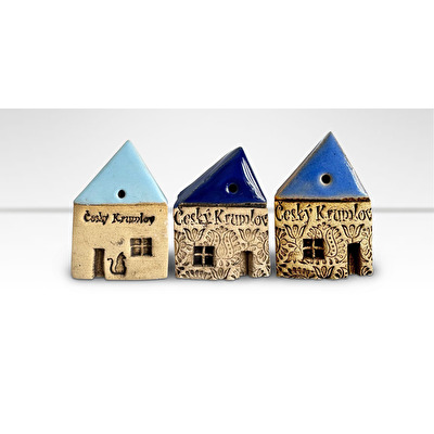 Ceramic house - blue