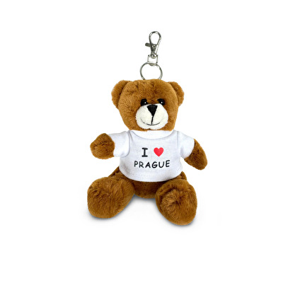 Móc khóa gấu bông màu nâu