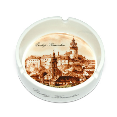 Ashtray brown Cesky Krumlov