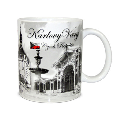 Tasse Karlsbad - Karlovy Vary mit Schachtel Montaz