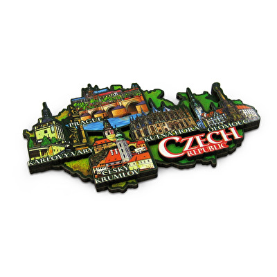 Magnet 3D mapa České republiky