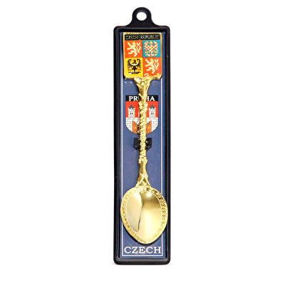 Lžička velká Česká republika Státní znak zlatá