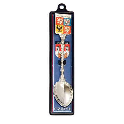 Lžička velká Česká republika Státní znak stříbro 