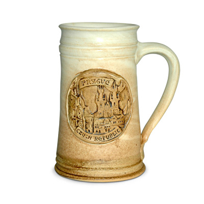 Keramik-Humpen handgemacht Altstädter Ring hell D