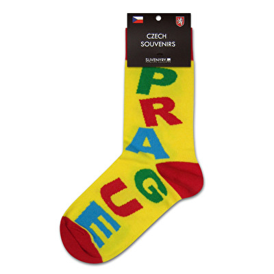 Socks PRAGUE yellow