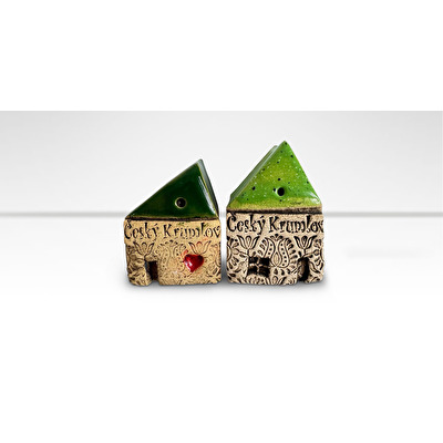 Ceramic house - Green