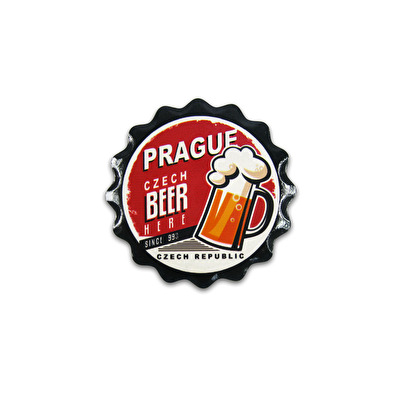 Đế lót ly bằng gốm/sứ Praha Pivo