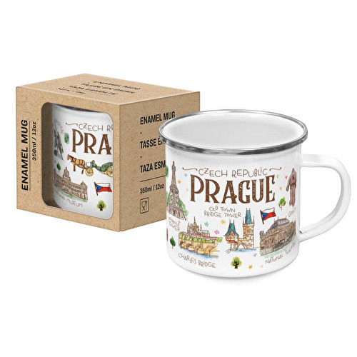 Hrnek smaltovaný Aquaerel