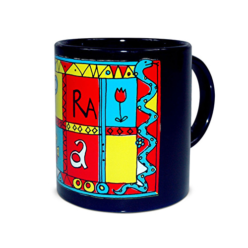 Mug Prague Snake dark blue