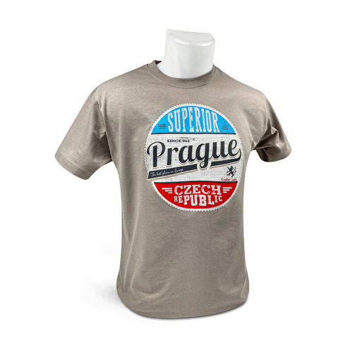 T-shirt Prague Superior grey 231A. 