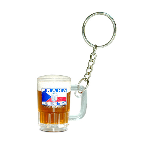 Přívěsek korbel Praha D.T.