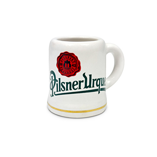 Keramický mini korbel holba Pilsner Urquell – 5 cm