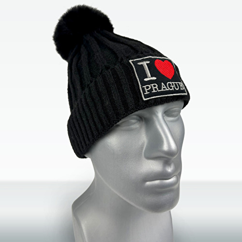 Kulich I love PRAGUE černá