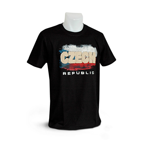 Tričko Praha aplikace Vlajka A4.