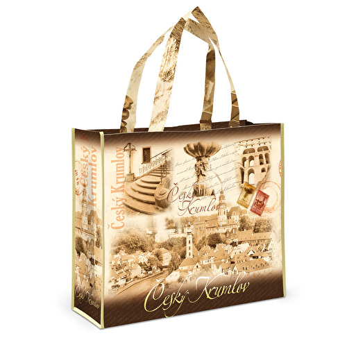 Taška plastová Český Krumlov 40x34 cm