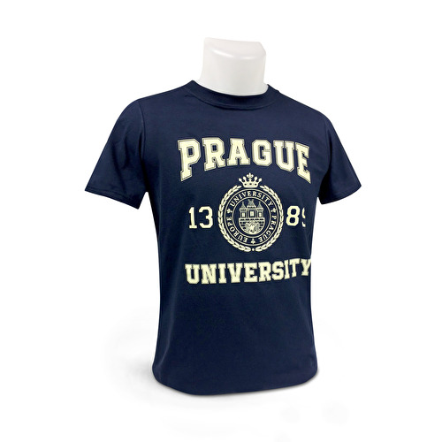 T-shirt Prague University dark blue 216A. 