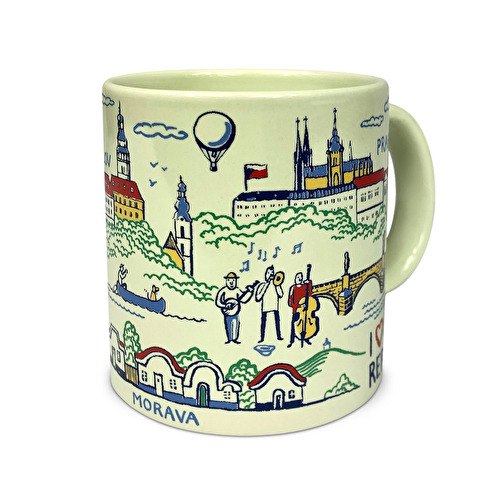 Mug Czech Republic Bohemia beige 113.
