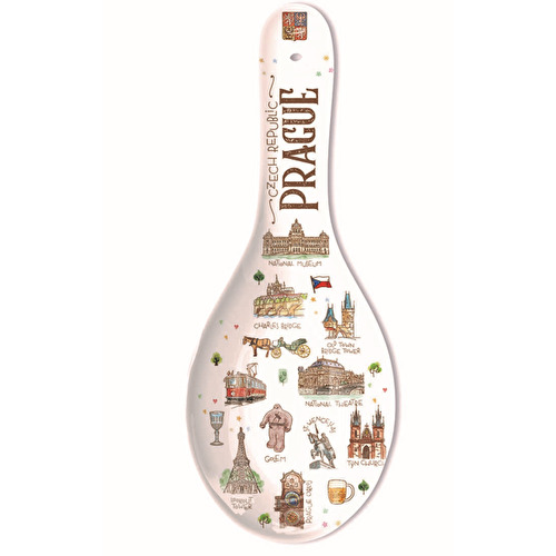 Lžíce keramická maxi Praha 22,5 cm Aquarel