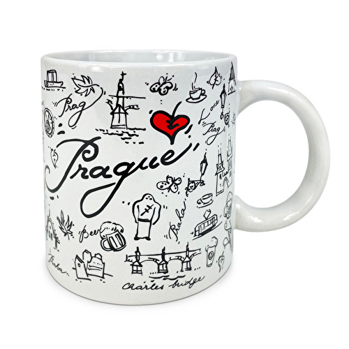 Mug Prague PAR white
