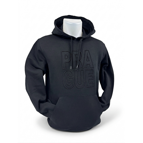 Sweatshirt with embroidery PRA GUE black