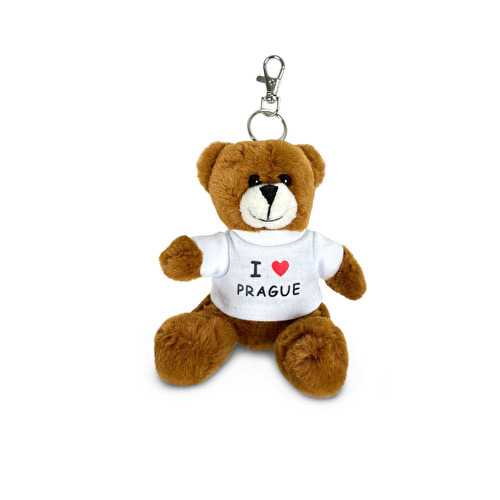 Móc khóa gấu bông màu nâu