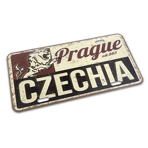 Plechová značka 30x15 cm SAP